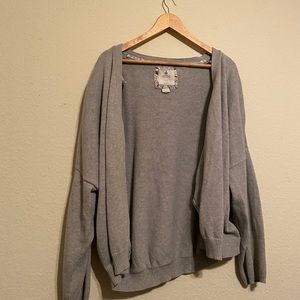 Grey cardigan